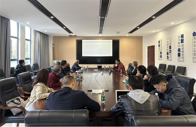 集團公司前往重慶市銅梁區(qū)標準化畜禽集中屠宰園區(qū)考察調研